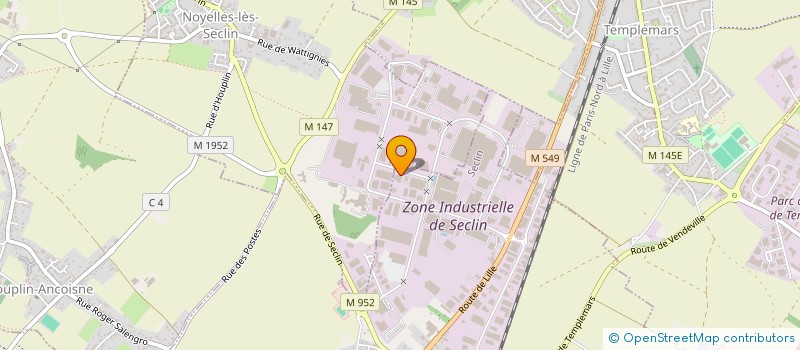 localisation de l'entreprise PHILMAT à SECLIN