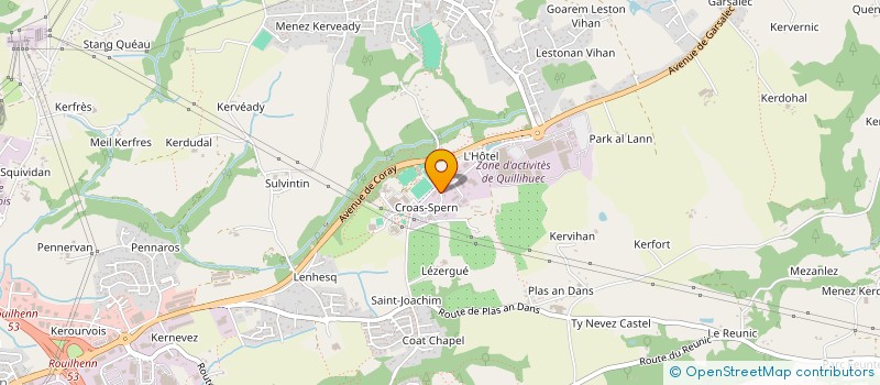 localisation de l'entreprise PHILMAX  ERGUE-GABERIC