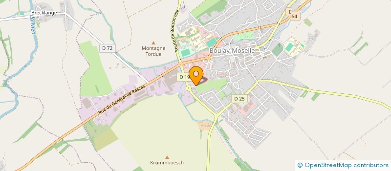 localisation de l'entreprise PHILMECA  BOULAY-MOSELLE