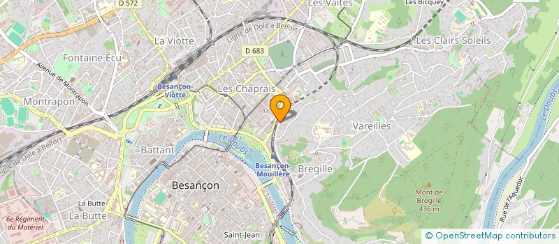 localisation de l'entreprise PHILMED à BESANCON