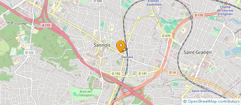localisation de l'entreprise PHILMO à SANNOIS