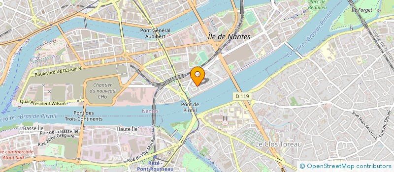 localisation de l'entreprise PHILMO TRANSPORTS ET CIE à NANTES