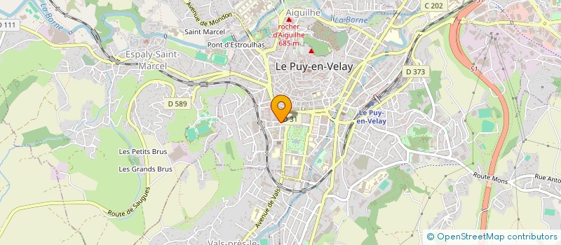 localisation de l'entreprise PHILNO  LE PUY-EN-VELAY