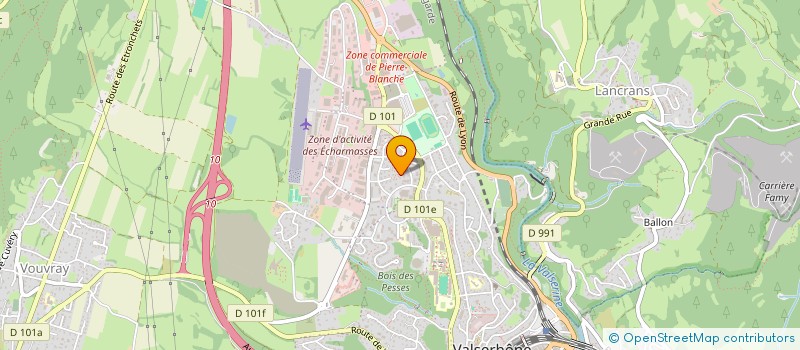 localisation de l'entreprise PHILO à VALSERHONE