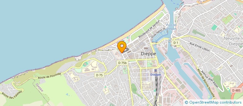 localisation de l'entreprise PHILO à DIEPPE