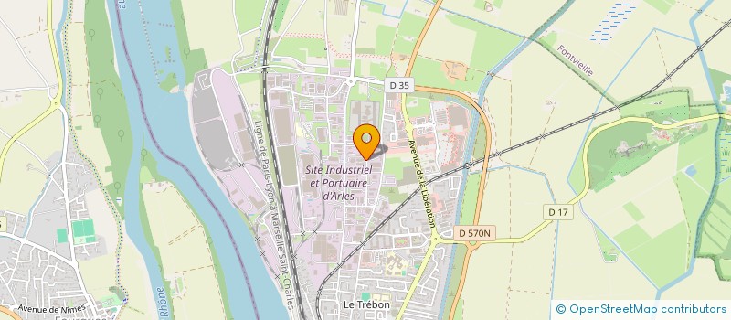 localisation de l'entreprise PHILO  ARLES