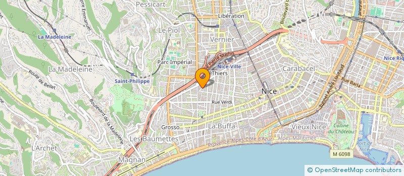 localisation de l'entreprise PHILO à NICE