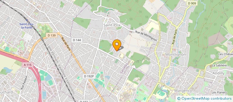 localisation de l'entreprise PHILO EVENTS à SAINT-PRIX