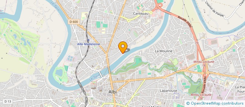 localisation de l'entreprise PHILO IMMO à ALBI