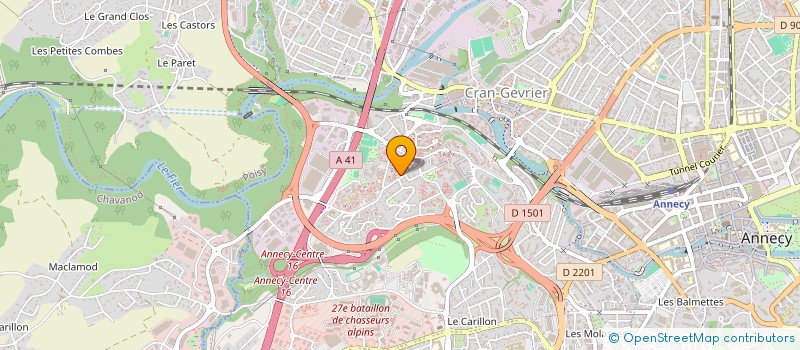 localisation de l'entreprise PHILO SERVICES NETTOYAGES BIO à ANNECY