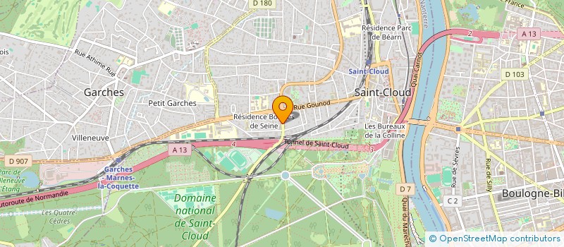 localisation de l'entreprise PHILO SF à SAINT-CLOUD