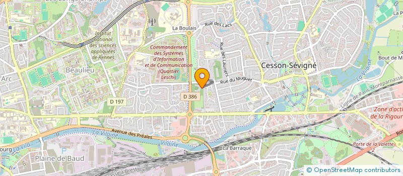 localisation de l'entreprise PHILOBETTY  CESSON-SEVIGNE