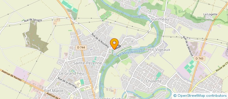 localisation de l'entreprise PHILODICOHM à NIORT