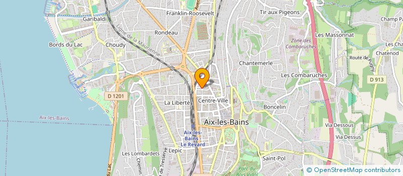 localisation de l'entreprise PHILOE  AIX-LES-BAINS