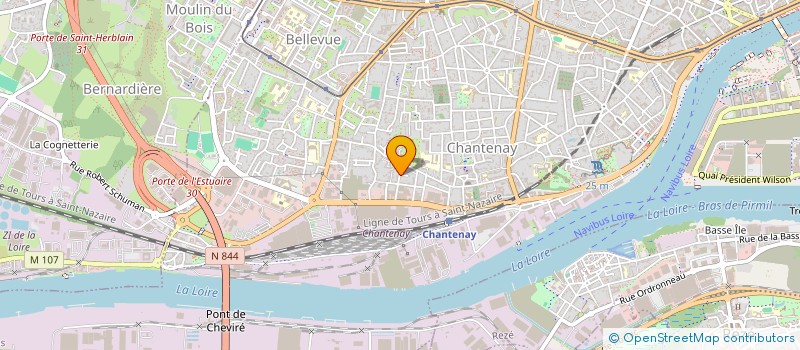 localisation de l'entreprise PHILOFFICE  NANTES