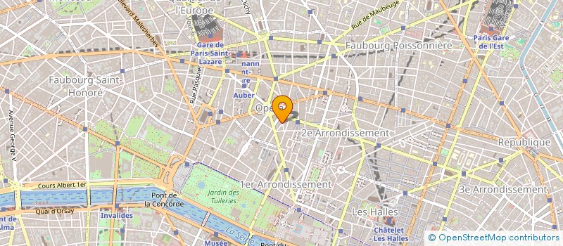 localisation de l'entreprise PHILOGERIS REGIONS à PARIS