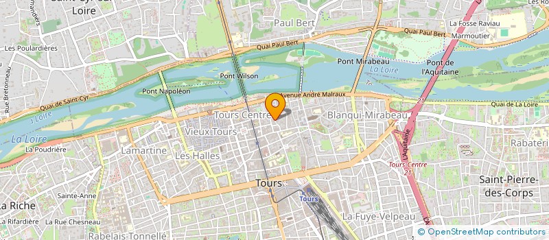 localisation de l'entreprise PHILOIRE  TOURS