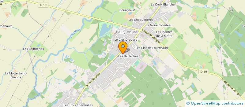 localisation de l'entreprise PHILOISE à LAILLY-EN-VAL
