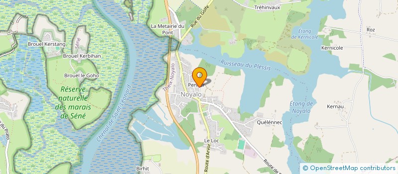 localisation de l'entreprise PHILOKALIA CONSULTING  THEIX-NOYALO