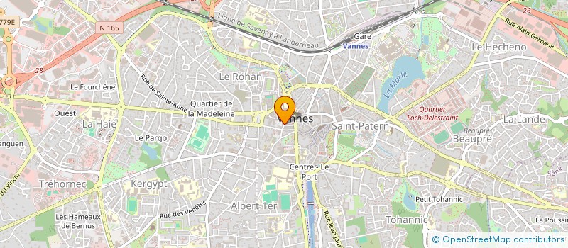 localisation de l'entreprise PHILOLIVE  VANNES