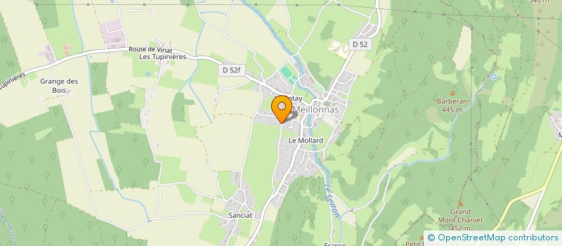 localisation de l'entreprise PHILOM-ED à MEILLONNAS