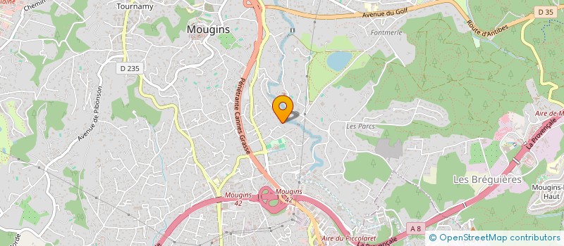 localisation de l'entreprise PHILOMAS à MOUGINS