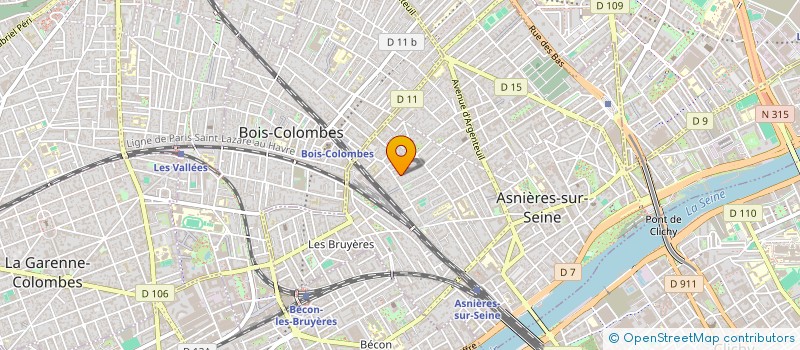 localisation de l'entreprise PHILOMEA  ASNIERES-SUR-SEINE