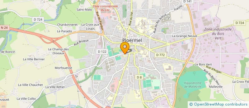 localisation de l'entreprise PHILOMELE à PLOERMEL