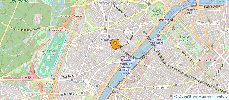 localisation de l'entreprise PHILOMENE PARIS à NEUILLY-SUR-SEINE