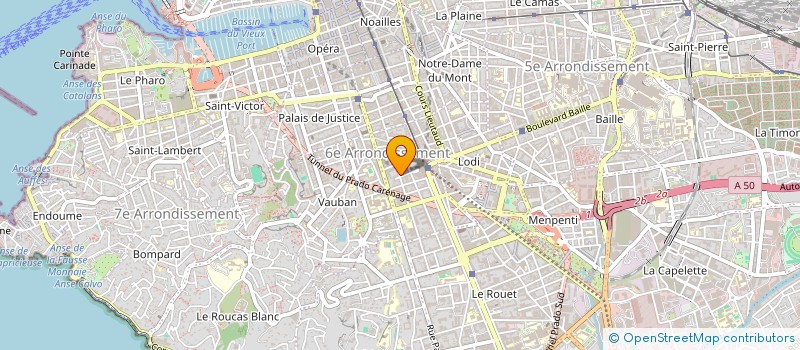 localisation de l'entreprise PHILOMINO 2 à MARSEILLE