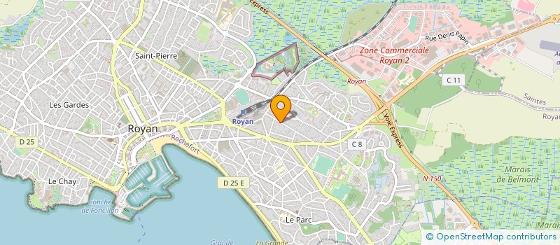 localisation de l'entreprise PHILOMONI à ROYAN