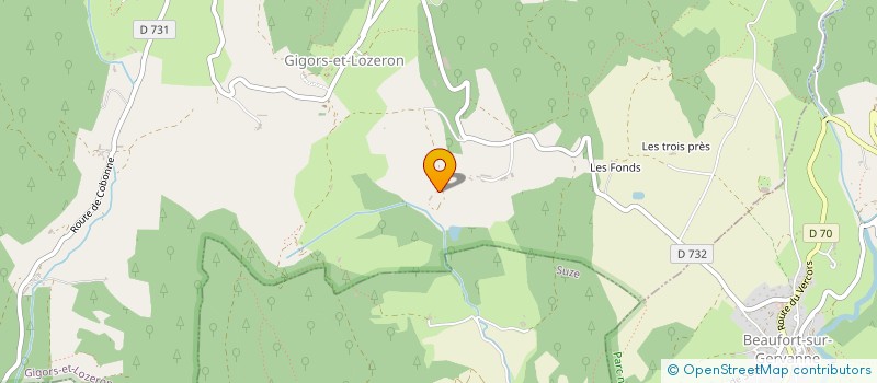 localisation de l'entreprise PHILOPATRE  GIGORS-ET-LOZERON