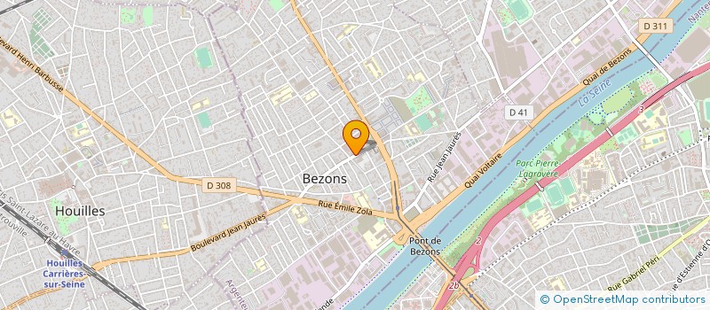 localisation de l'entreprise PHILOPTIC à BEZONS