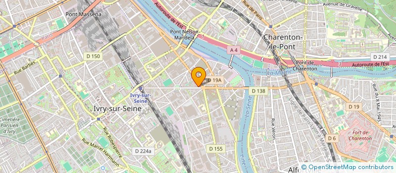 localisation de l'entreprise PHILOPTIMA  IVRY-SUR-SEINE