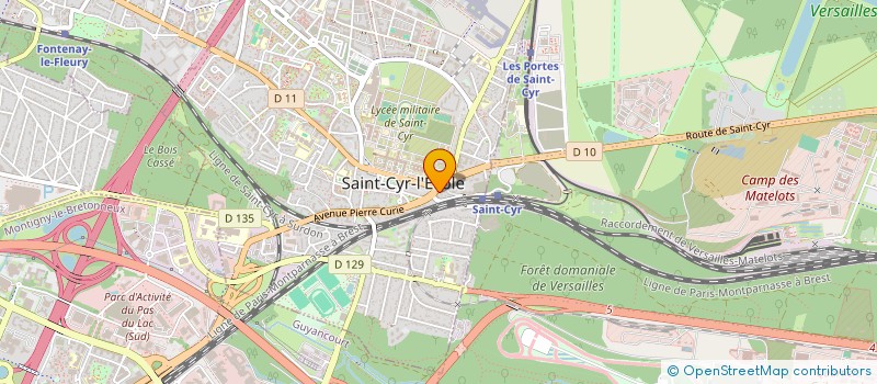 localisation de l'entreprise PHILORIMY  SAINT-CYR-L'ECOLE