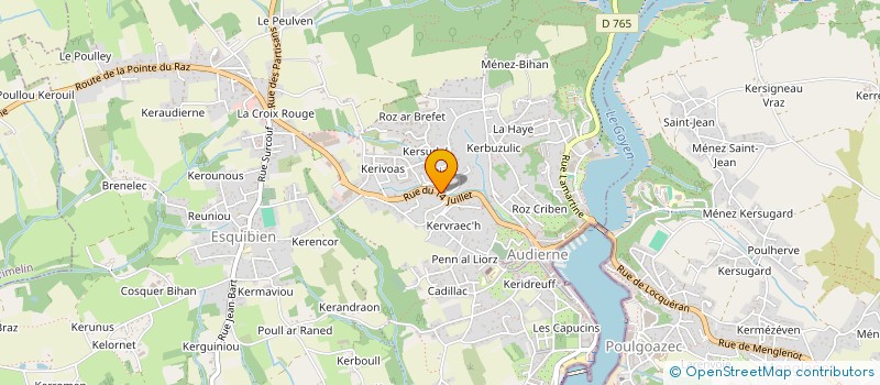 localisation de l'entreprise PHILOSOPHIA 3853 à AUDIERNE