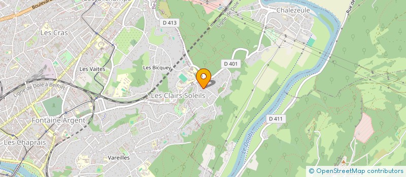 localisation de l'entreprise PHILOSOPHIE DANS LA CITE  BESANCON