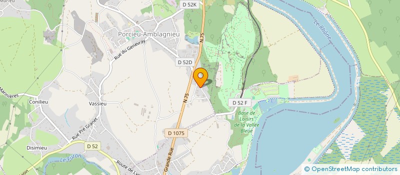 localisation de l'entreprise PHILOTRANS  PORCIEU-AMBLAGNIEU