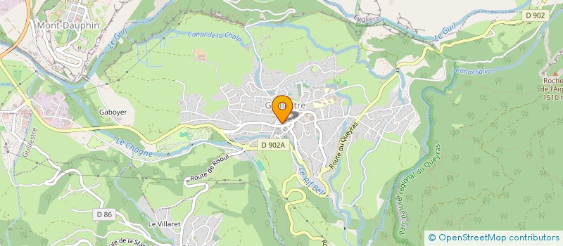 localisation de l'entreprise PHILOU à GUILLESTRE