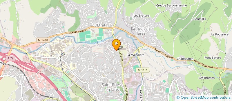 localisation de l'entreprise PHILOUDID  SAINT-PRIEST-EN-JAREZ