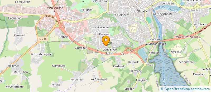 localisation de l'entreprise PHILOUPAT à AURAY