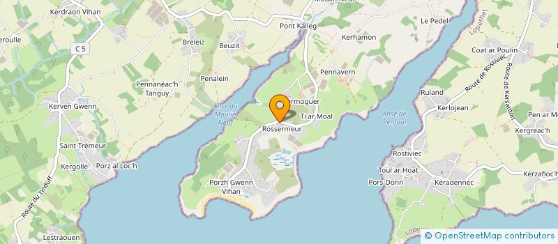 localisation de l'entreprise PHILOUSERVANE  PLOUGASTEL-DAOULAS
