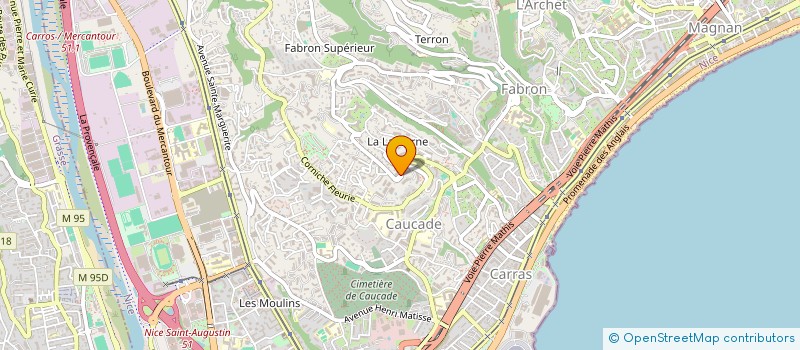 localisation de l'entreprise PHILOWAY CONSULTING  NICE