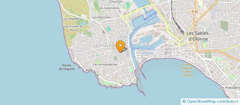 localisation de l'entreprise PHILPAT à LES SABLES D'OLONNE