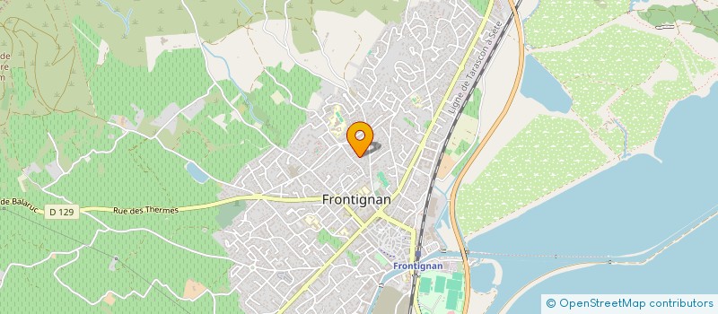 localisation de l'entreprise PHILPAT à FRONTIGNAN