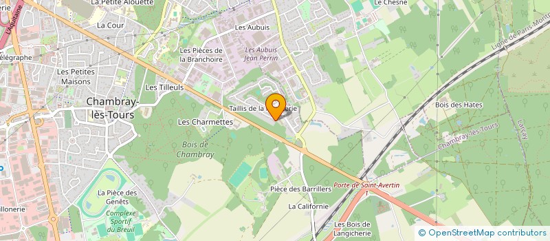 localisation de l'entreprise PHILPAT  CHAMBRAY-LES-TOURS