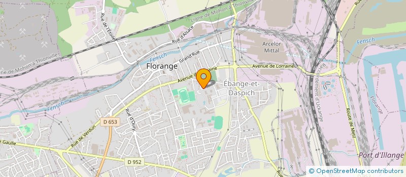 localisation de l'entreprise PHILS-ELEC  FLORANGE