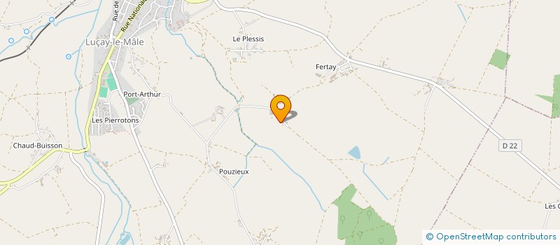 localisation de l'entreprise PHILSAND à LUCAY-LE-MALE