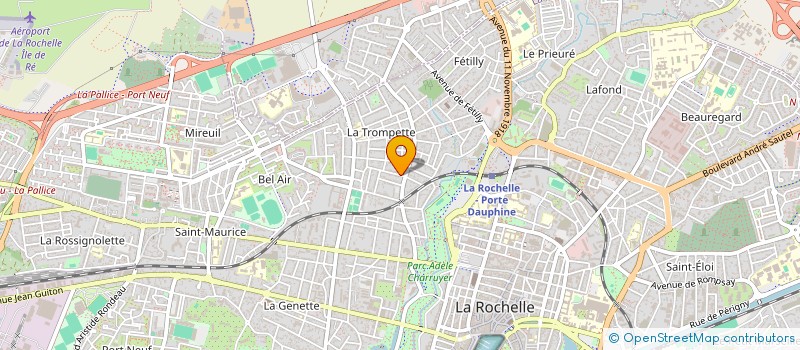 localisation de l'entreprise PHILSON ATLANTIQUE  LA ROCHELLE