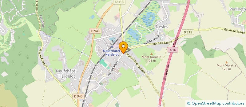 localisation de l'entreprise PHILTECH SERVICES  NEUFCHATEL-HARDELOT